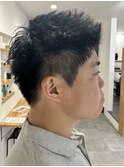 スパイキーショートメンズカットショートスタイル刈り上げ