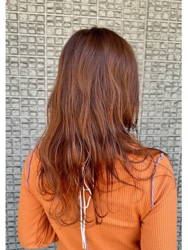 レリンク バイ コッミナム(LeLink by COMiNUM) オレンジカラー外人風