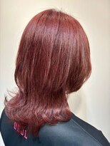 アトリア 横浜(Atria) ハイトーンウルフ 【推しカラー】チェリーレッド