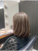 ハイライト 白髪ぼかし