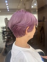 フレア(FLAiR)&nbsp;白髪を可愛くパステルピンクバイオレットカラー