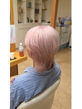 ラピス(Lapis) メンズウルフ×ペールピンク