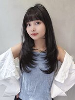 グロー 大宮(GLROW)&nbsp;□ 韓国大宮顔周りレイヤーカットハッシュカットグレージュ