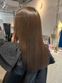 オムズ(OM's) ぱつっと重めの綺麗に見えるhairも◎髪質改善カラー/オリーブ