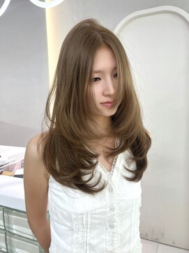 ガガ 心斎橋(GAGA) 小顔◎ミニウルフ/ホワイトグレージュ/髪質改善/ハイトーン