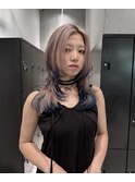 ラベンダーミルクティー×ブルー