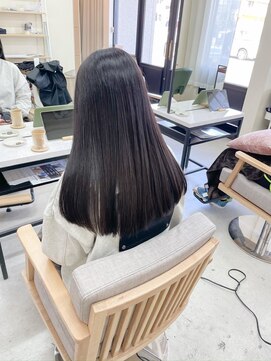 マインドヘアー(MiND HAiR) ナチュラルストレート_黒髪艶仕上げ_髪質改善__136