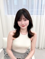 アマトウキョウスマートサロン(AMA TOKYO×Smart Salon)&nbsp;くびれレイヤー/顔まわりカット/くびれ巻き/レイヤーカット