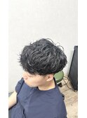 メンズパーマ/シャドウパーマ/無造作マッシュ/立川南口/刈り上げ