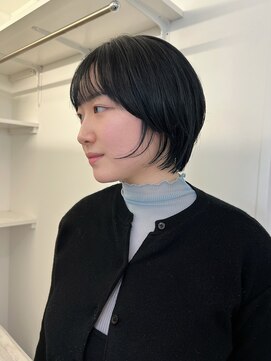 プロス(Pros) 韓国ショート/ブルーブラック/ショートボブ