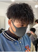 波巻きスパイラル/men's/ツイストスパイラル/メンズパーマ/学割