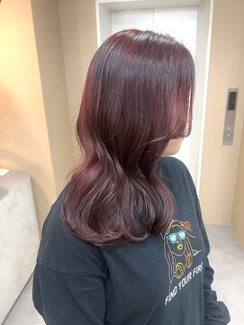 ムード(mood) ダブルカラー/レッドブラウン/ワインレッド/赤/チェリーレッド