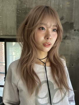 サイン 表参道(SIGN) 韓国ヘアグレージュカラーブリーチ無し髪質改善透明感カラー