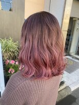 エシェル 平塚店(echelle)&nbsp;長持ちピンクブラウングラデーション