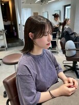 シェノン 梅田(CHAINON)&nbsp;梅田/クラゲヘアー/オリーブグレー/小顔/ココアベージュ