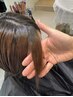 【NEW】前髪美髪ストレート+グロストリートメント+前髪カット