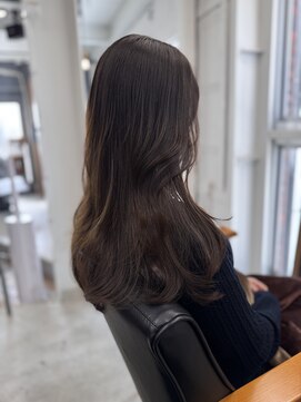 エル バイ ホーム(L by HOME) ベージュヘア　透明感カラー　たっぷりレイヤーカット