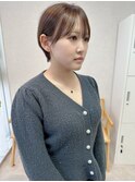 ショートカット マッシュショート アッシュカラー