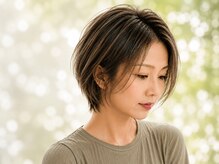 クロム(CHROM)の雰囲気（縮毛矯正で梅雨でもサラツヤ小顔ショートヘア[入間市/武蔵藤沢]）