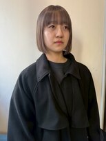 ブリックバイブレイス 千葉 千葉中央(brick by brace)&nbsp;ミルクティーブロンド/ダークブルー/デジタルパーマ/千葉駅