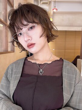カナン(CANAAN) ウルフパーマ/ゆるふわボブ/ひし形レイヤーボブ/20代/30代