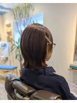 ももいろかぶとむし&nbsp;【い療用ウィッグ】自然で自分らしい。お顔立ちに馴染むカット