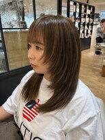ジュイール(jouir)&nbsp;三鷹白髪ぼかしハイライトショートボブウルフレイヤーカット韓国