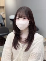 ジュネス 奈良橿原(Jeunesse) ハッシュカット×ラベンダーピンク【奈良】【橿原】
