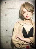 外ハネ☆ハイトーンショート