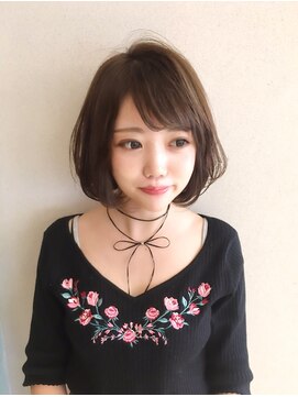 ロンド 銀座(Lond) ふんわりかわいいボブ  担当 吉澤弘哲