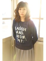 ファムエリア(FEMME AREA)&nbsp;前髪アシメの大人ウェーブヘア