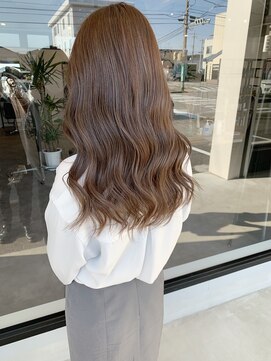 ナンバー(number+) 20代30代40代ブリーチなしラテベージュくびれミディ