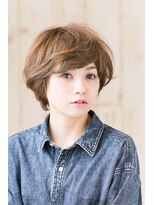 オーブ ヘアー ブランコ 久米川店(AUBE HAIR Blanco)&nbsp;ラフな動きと立体感のある個性派マッシュボブ