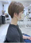 【Owll】大人ハンサムショート　アッシュベージュくすみカラー