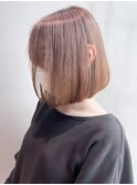 ピンクベージュ_イヤリングカラーラベンダーカラー_ba326381