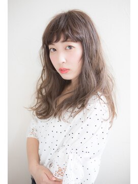 ラフ 八乙女(Rough) 大人ガーリー/ダークアッシュ/ミディアムレイヤーカット/八乙女