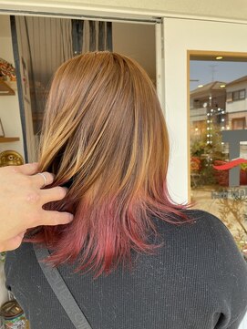 フルール(fleur) 毛先カラー