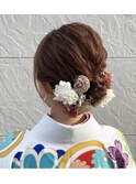 20歳の思い出♪成人式・ヘアセット・着付け・福岡美容室美容院