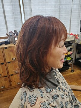 リビングヘアルーム(LIVING HAIR ROOM) ウェーブ スタイル