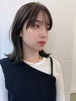 ハニーシブヤ(HONEY shibuya) 大人可愛い20代30代40代くびれミディ×スモーキーアッシュ