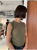 顔まわりレイヤーボブ