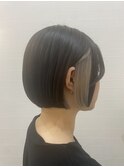 刈り上げボブ/ホワイトブロンド/20代30代40代