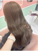【girland】オリーブベージュ/韓国風/レイヤーカット