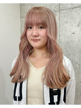 サクラ オモテサンドウ(SAKURA) ピンクベージュ/ダブルカラー/ブリーチ/表参道