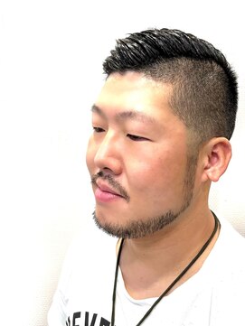 銀座マツナガ 神田店 王道震災刈り刈り上げ短髪イカつめフェード人気