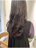 【 ラベンダーベージュ × ロングレイヤー 】