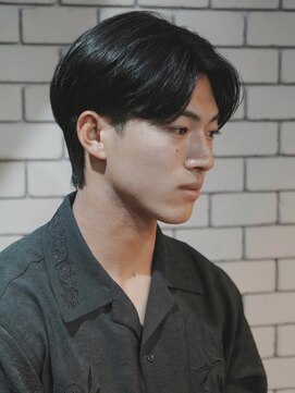 ノアソルテ 名古屋 栄(NOA solte.) NOA solte. メンズカット/センターパート/韓国風毛流れパーマ