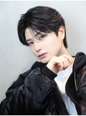 シースルーセンターパート ニュアンスパーマ