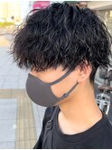 マッシュスパイラルパーマツイストスパイラル波巻きメンズ