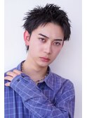 スパイキーショート/束間ツーブロックマッシュ/スパイラルパーマ